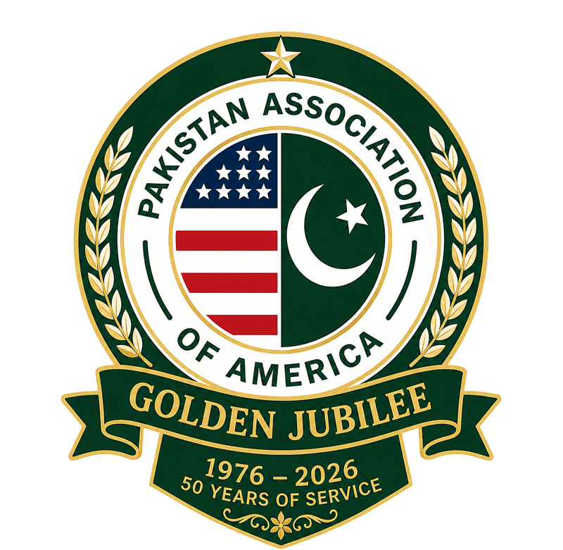 Pakistan Association of America Golden Jubilee Logo